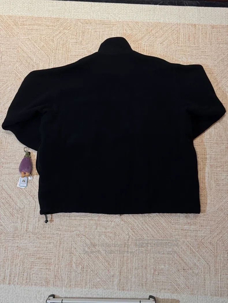 Balenciaga Balenciaga Black Wool Logo Cotton Jacket - Size 44 Size US S / EU 44-46 / 1 - 2 Thumbnail