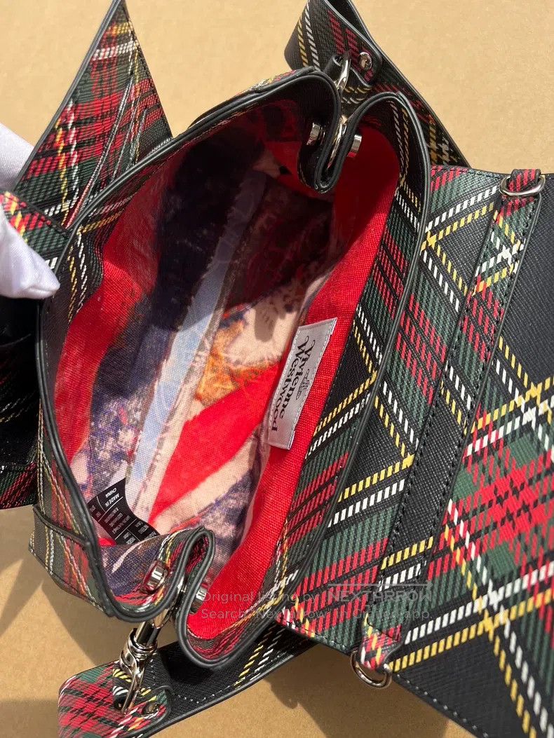 Vivienne Westwood Vivienne Westwood size os Black and Red Plaid Hazel Underar Size ONE SIZE - 8 Thumbnail