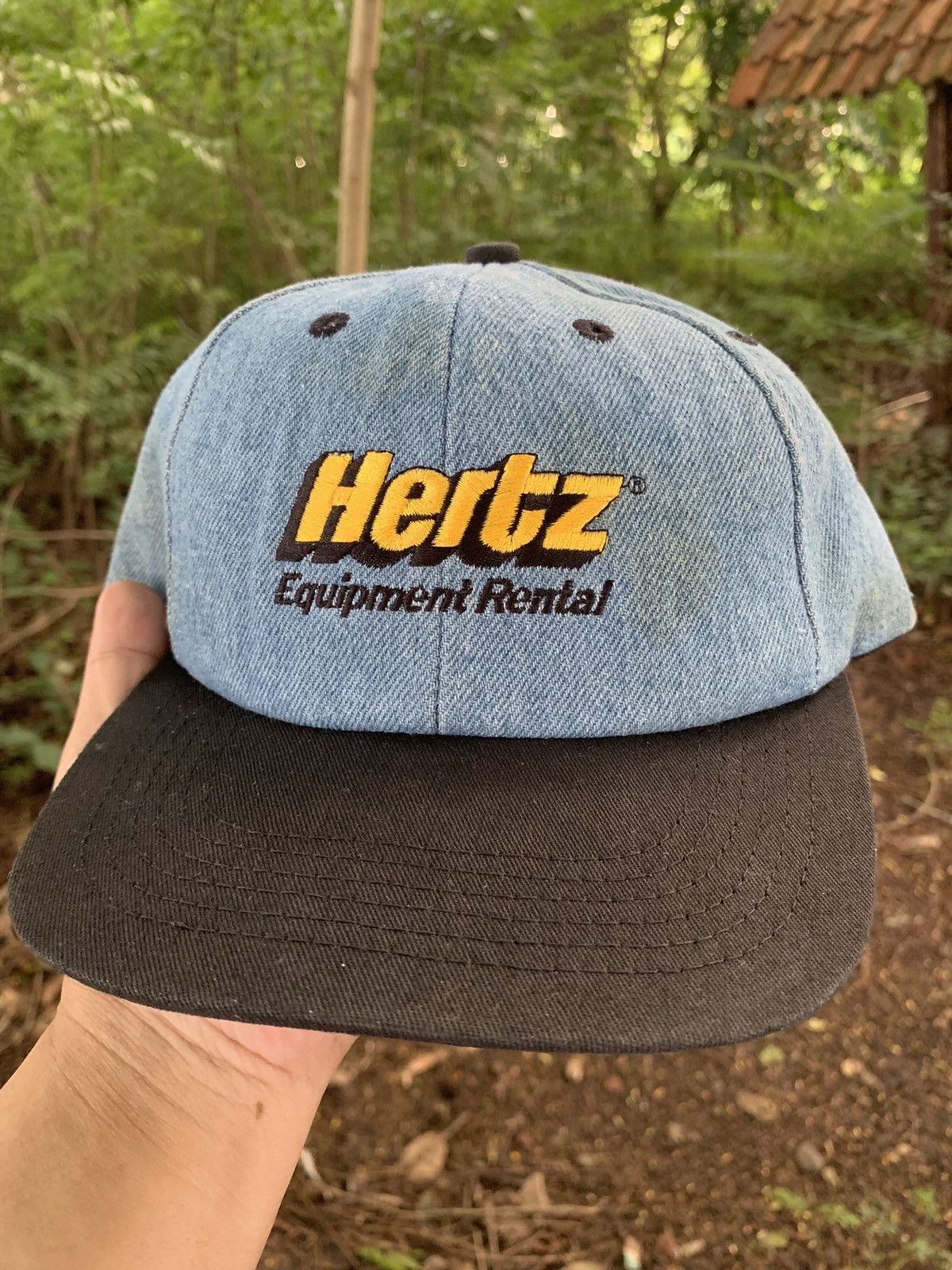 Vintage Vintage 90s Hertz Equipment Rental By K Profuct Denim Hat Size ONE SIZE - 2 Thumbnail