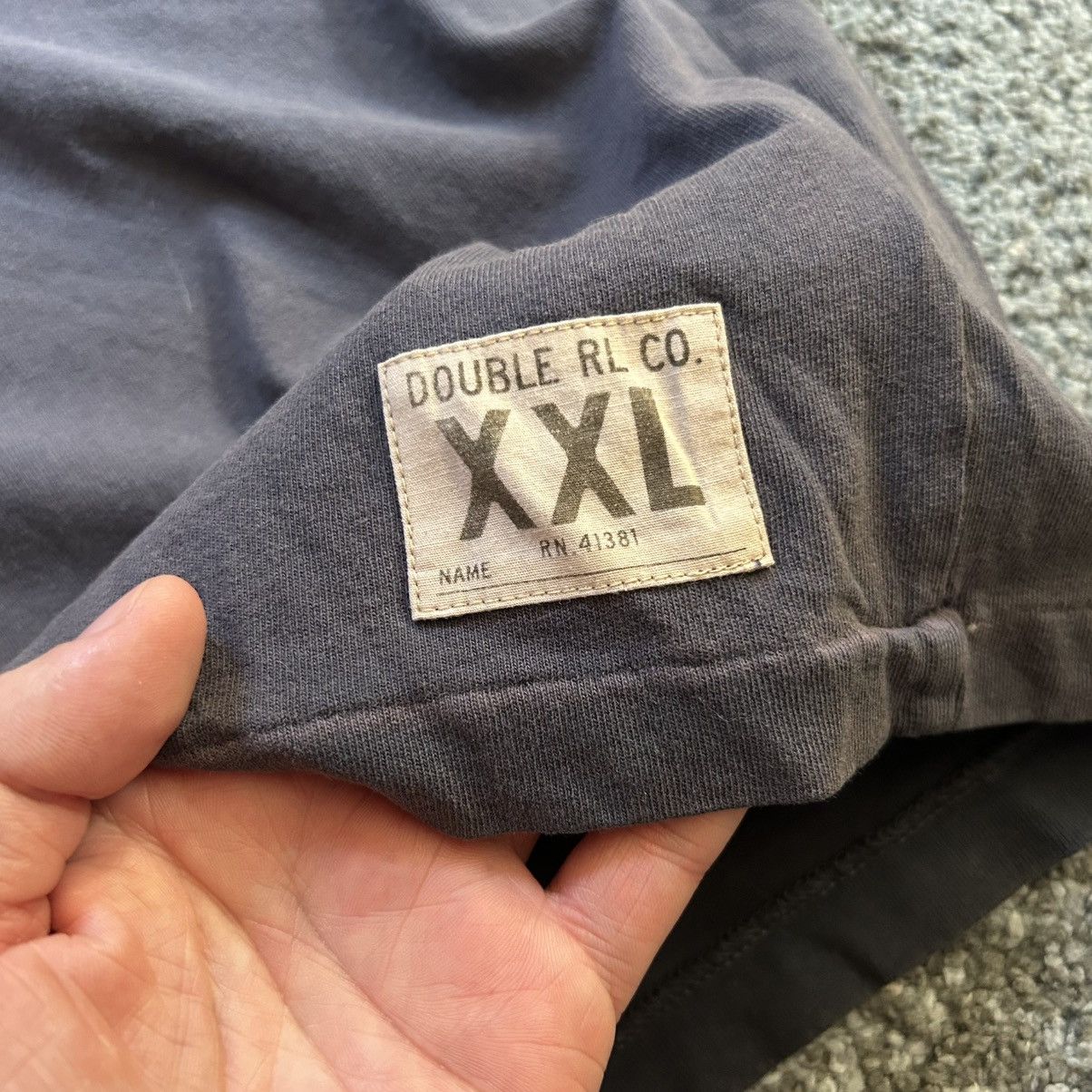 RRL Ralph Lauren iNDiGO 40s MOUNTED COLLAR SiNGLE STiTCH FOOTBALL CREWNECK Size US XXL / EU 58 / 5 - 7 Thumbnail