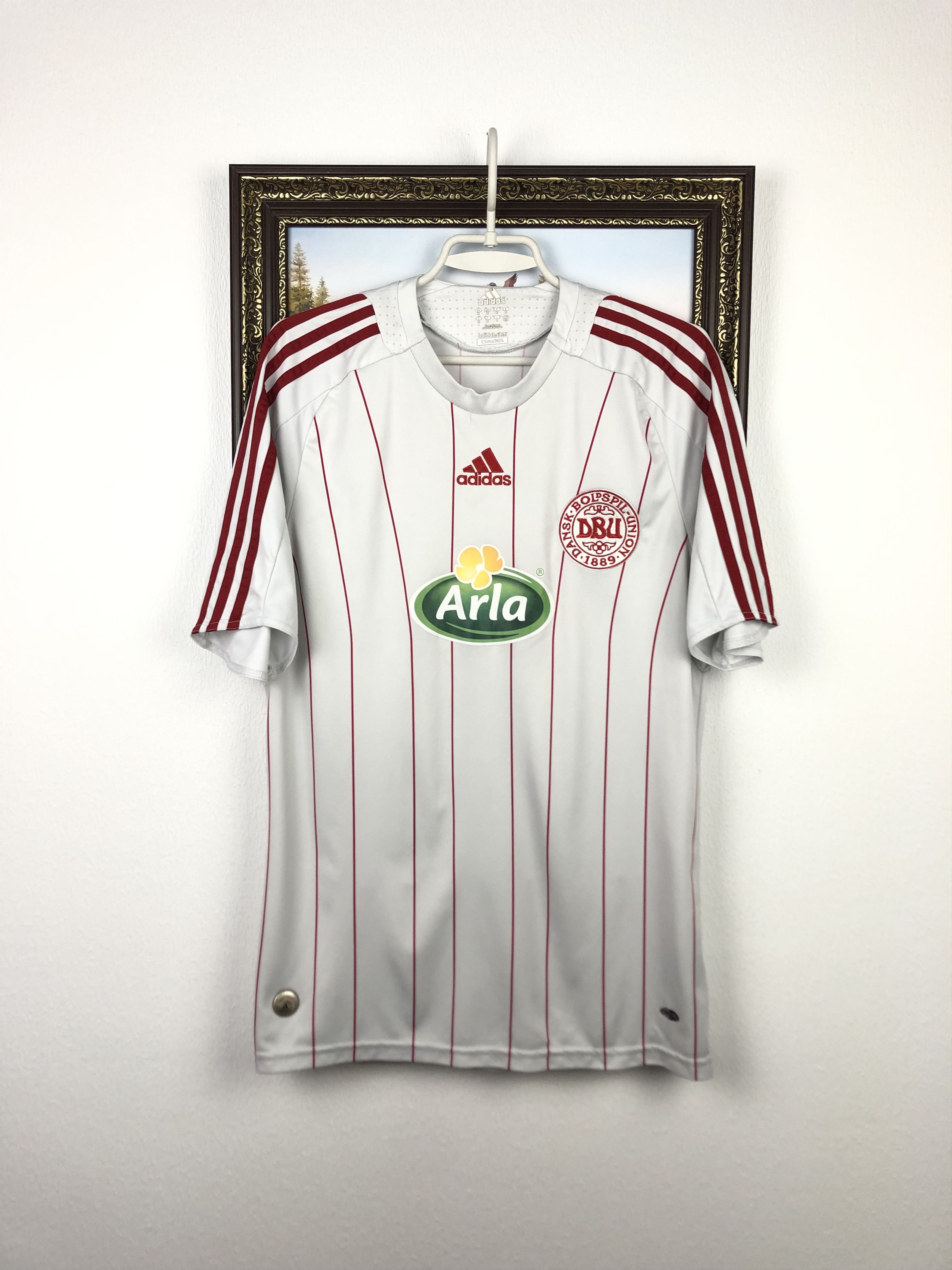 Adidas Vintage Adidas Denmark Football Shirt Soccer Jersey National Size US M / EU 48-50 / 2 - 1 Thumbnail