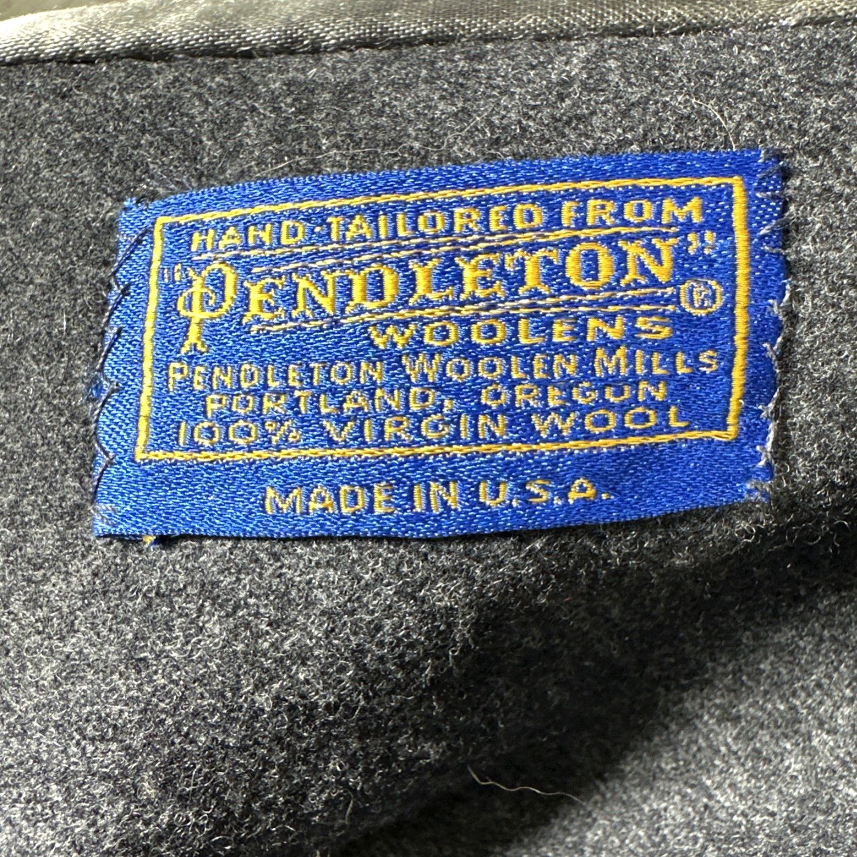 Pendleton Pendleton Vintage Wool Gray Trench Coat Double-Breasted Women Medium Long Coat 47” P2P 21” Size M / US 6-8 / IT 42-44 - 6 Thumbnail
