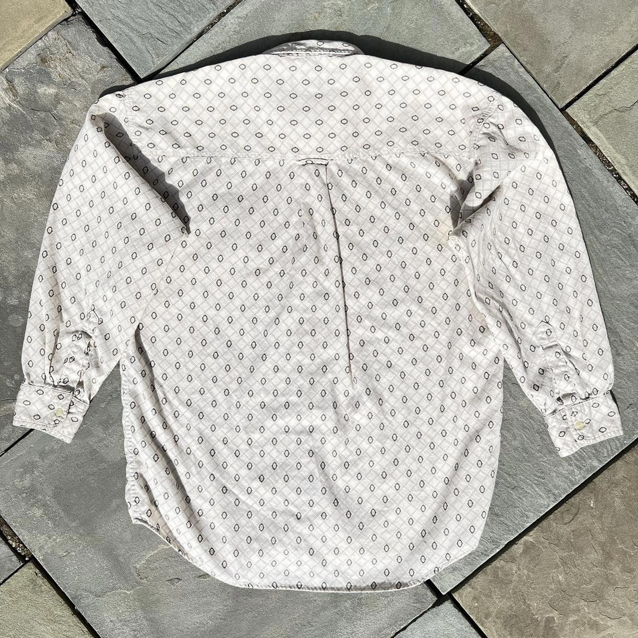 Chaps Ralph Lauren × Polo Ralph Lauren × Ralph Lauren Vintage 90s Diamond Grid Pattern Button Down Shirt Size US L / EU 52-54 / 3 - 2 Thumbnail