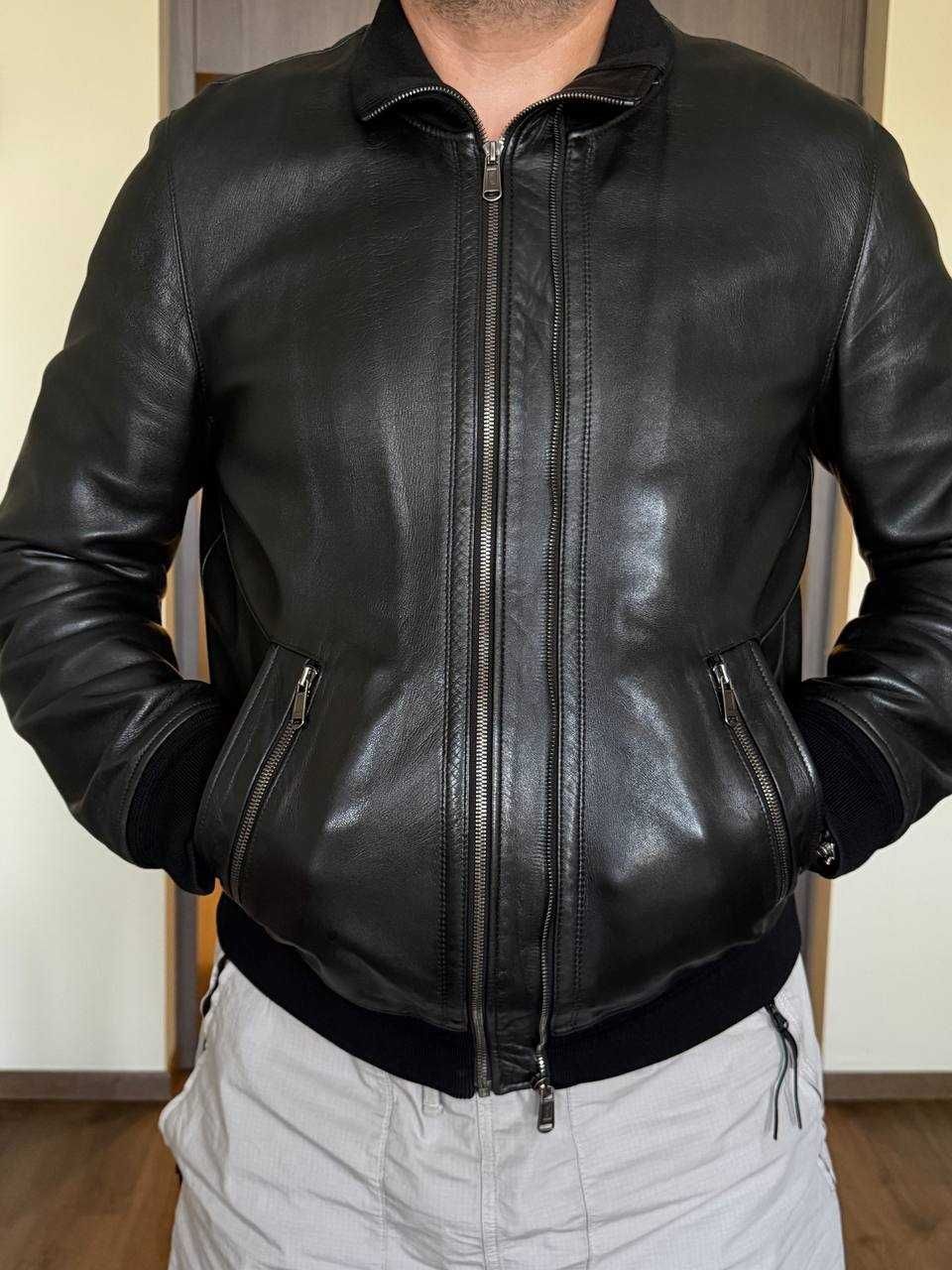 Yves Saint Laurent Yves Saint Laurent Leather Zip Jacket Size US XL / EU 56 / 4 - 1 Thumbnail