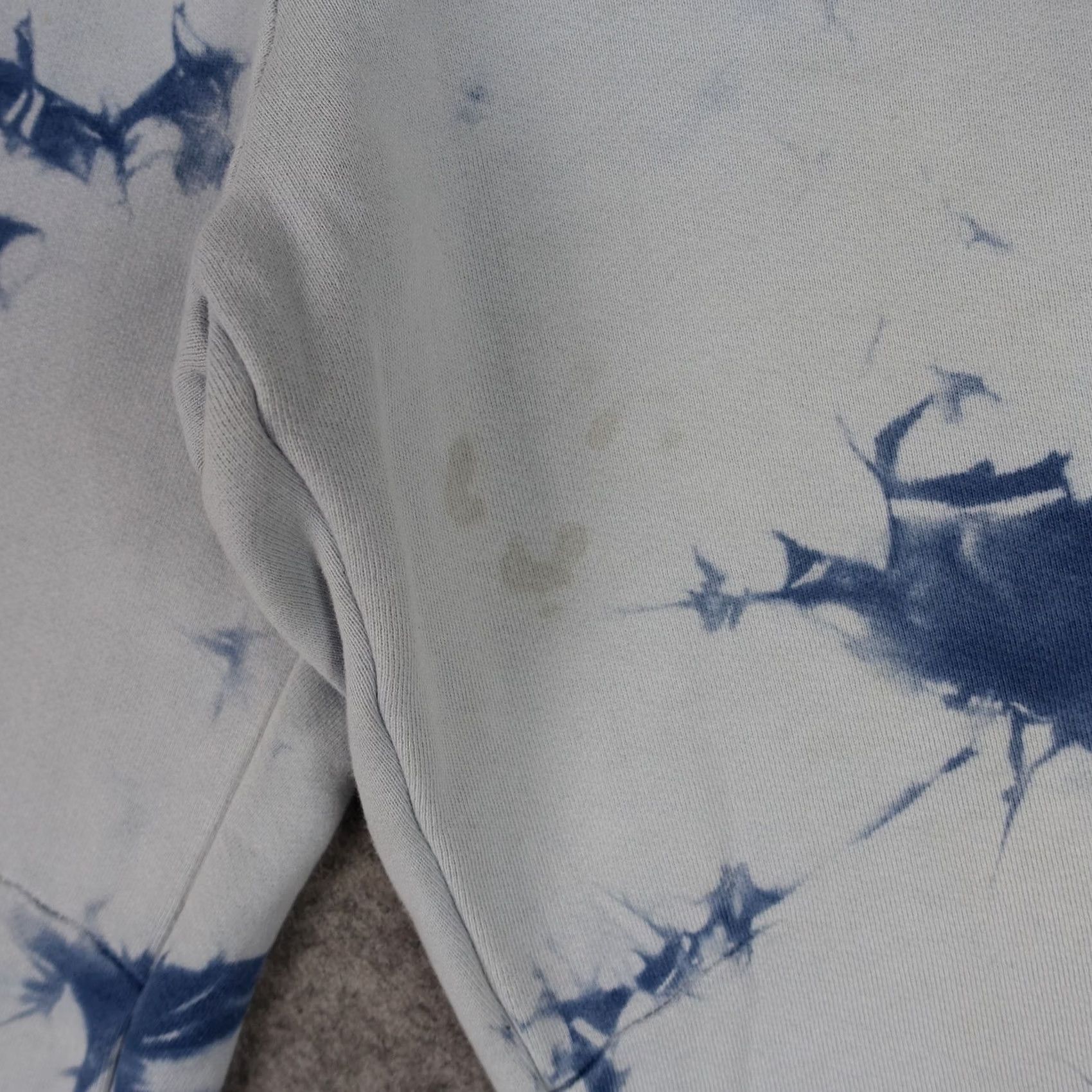 Vintage Legends Mens Small Blue White Tie Dye Jogger Pants USA Patch Logo Sweatpants Size US 29 - 5 Thumbnail