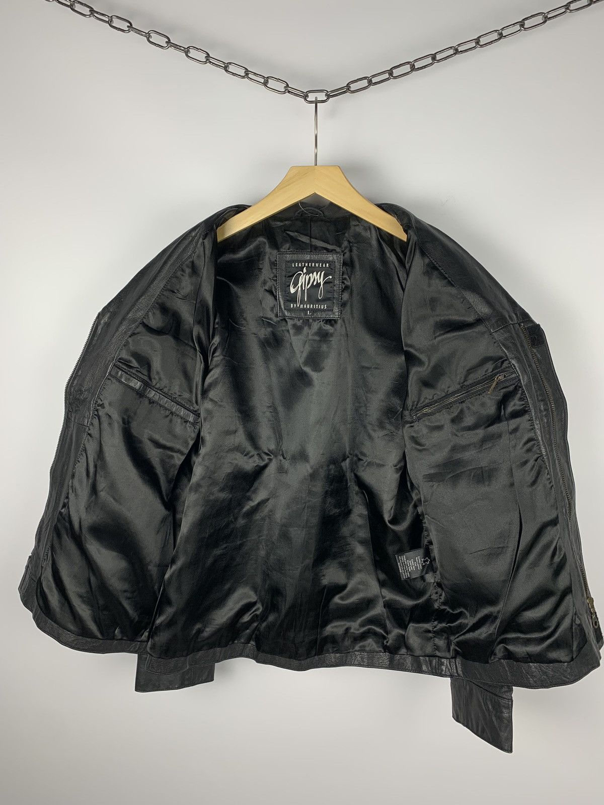 Genuine Leather Vintage Gipsy Avant Garde Leather Jacket Japanese Style Rare Size US L / EU 52-54 / 3 - 9 Thumbnail