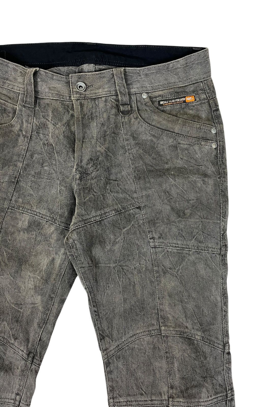 Japanese Brand × Nicole Club Nicole Club For Men Stone Washed Denim Jeans Size US 33 - 6 Thumbnail