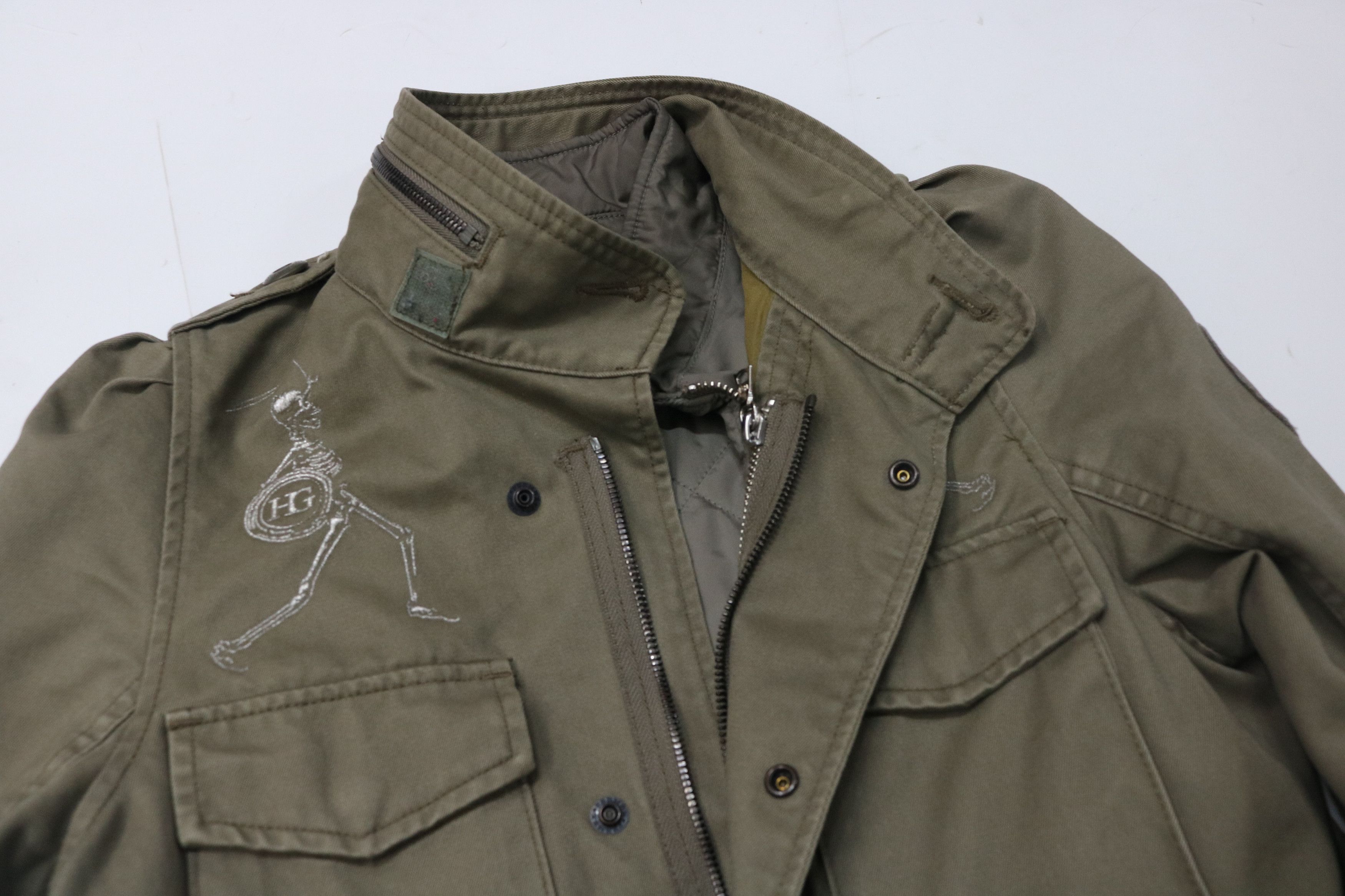 Hysteric Glamour HYSTERIC GLAMOUR Embroidered 2-Way Zip Jacket Size ONE SIZE - 10 Thumbnail