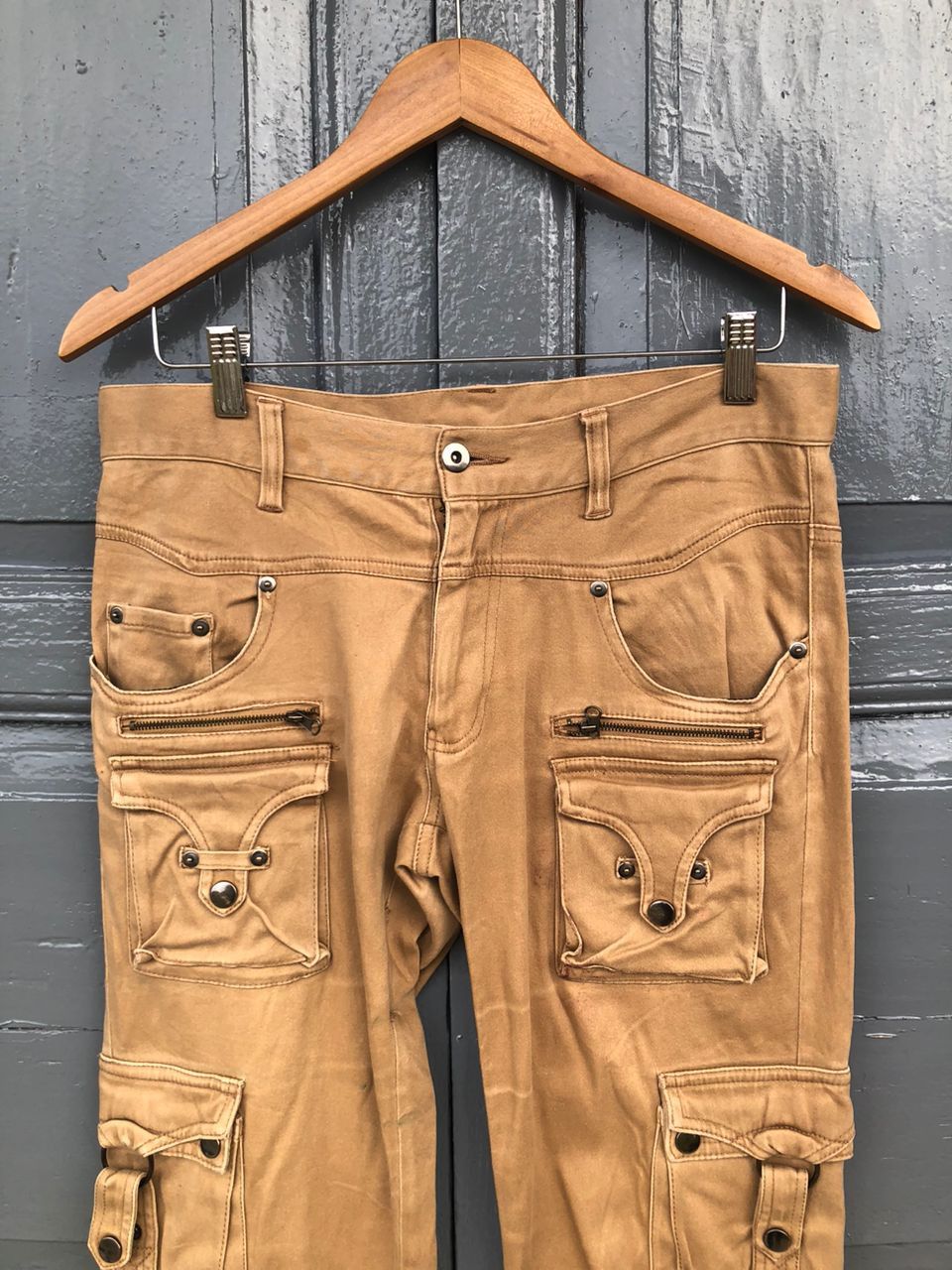 Japanese Brand Garhina stretchable cargo multipocket pants Size US 32 / EU 48 - 3 Thumbnail
