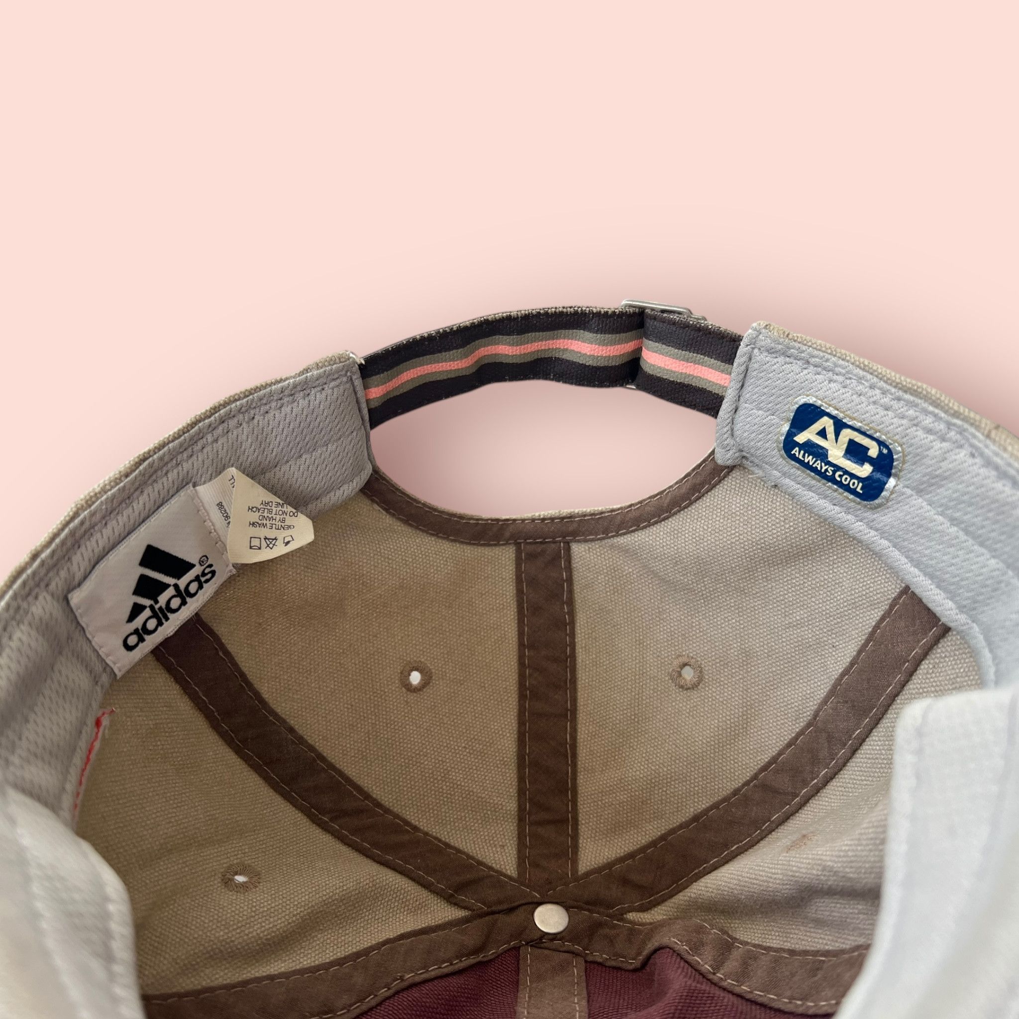 Adidas × Japanese Brand × Vintage DISTRESSED ADIDAS ALWAYS COOL STRAPBACK CAP Size ONE SIZE - 9 Thumbnail