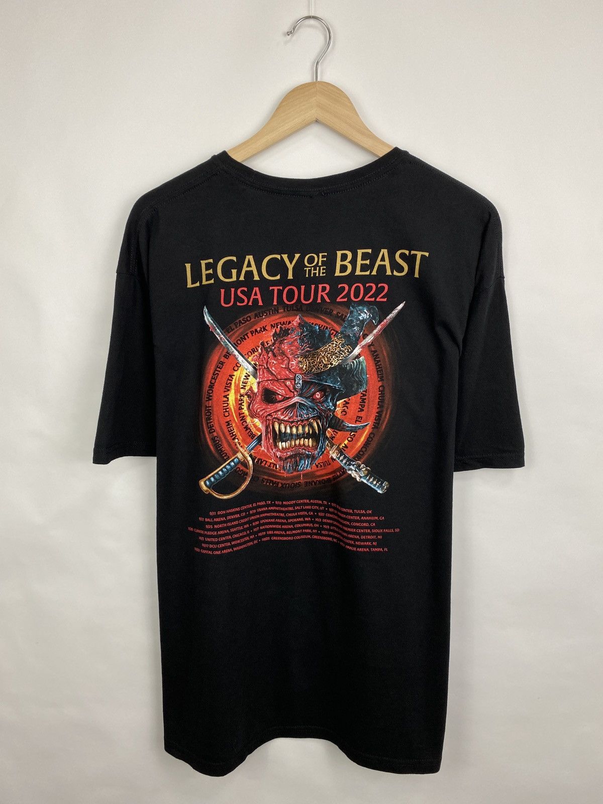 Iron Maiden 🇺🇸 ☠️ Vintage Y2K Iron Maiden Death Skull Skeleton Rare Retro Size US XXL / EU 58 / 5 - 3 Thumbnail
