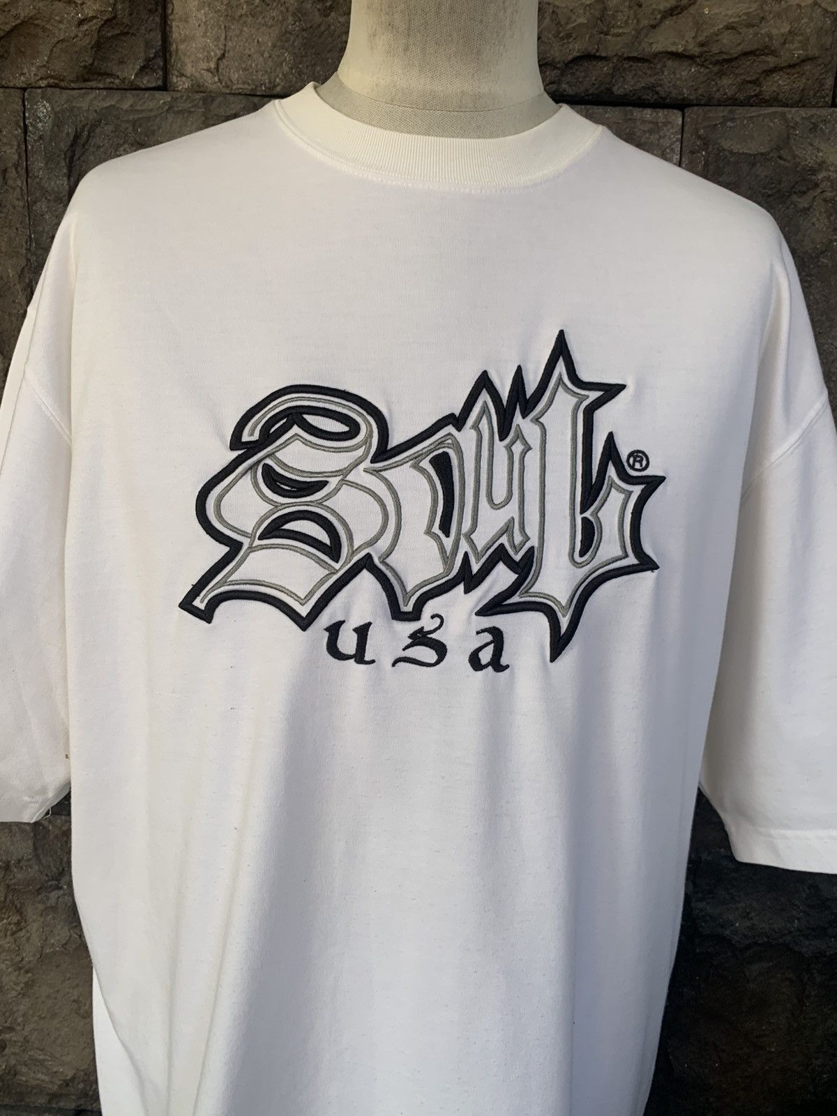 Vintage Vintage Soul Los Angeles USA Streetwear T shirt Size US XXL / EU 58 / 5 - 2 Thumbnail