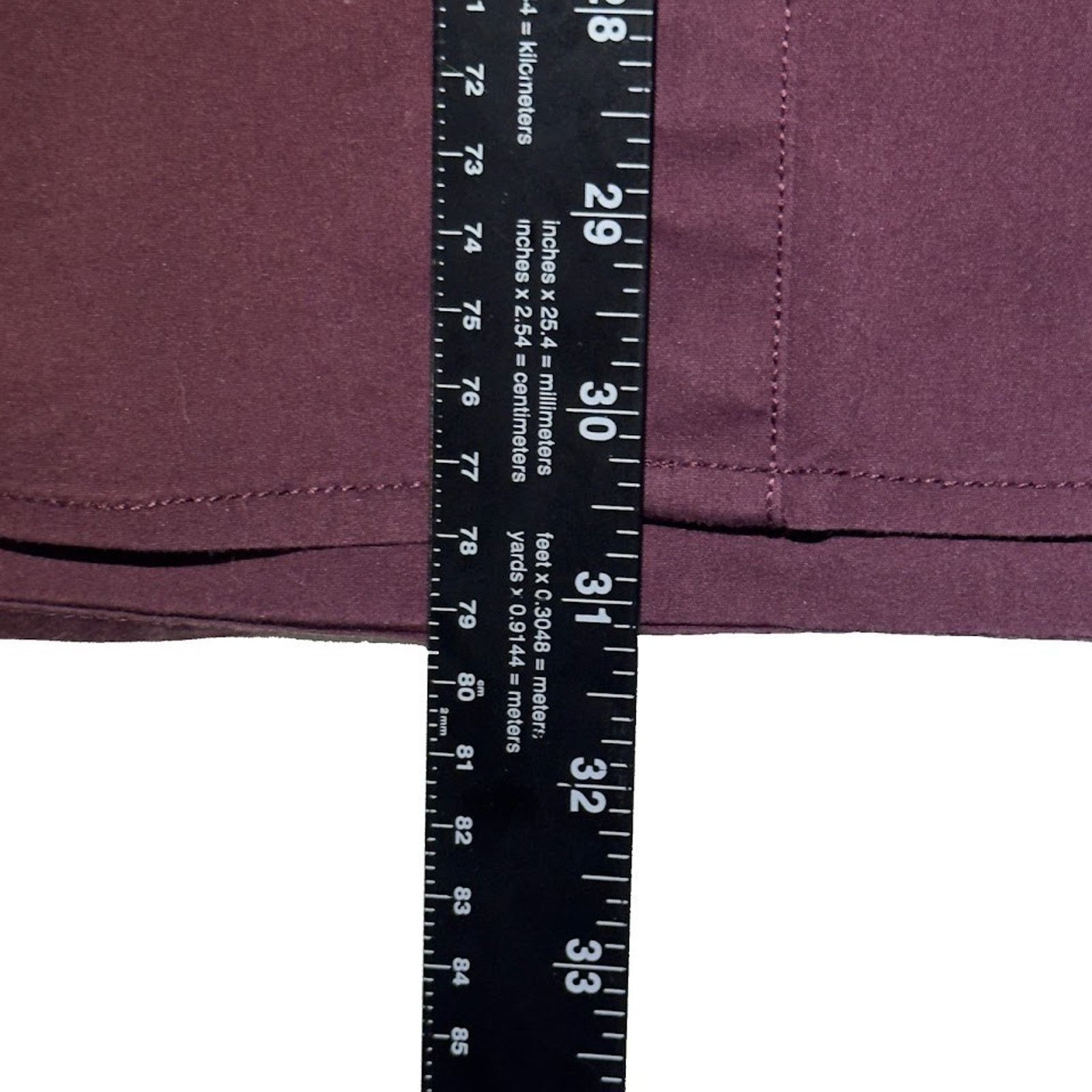 Guess Guess Men's Maroon Shirt Size X-Large Slim Fit Short Sleeve Size US XL / EU 56 / 4 - 3 Thumbnail