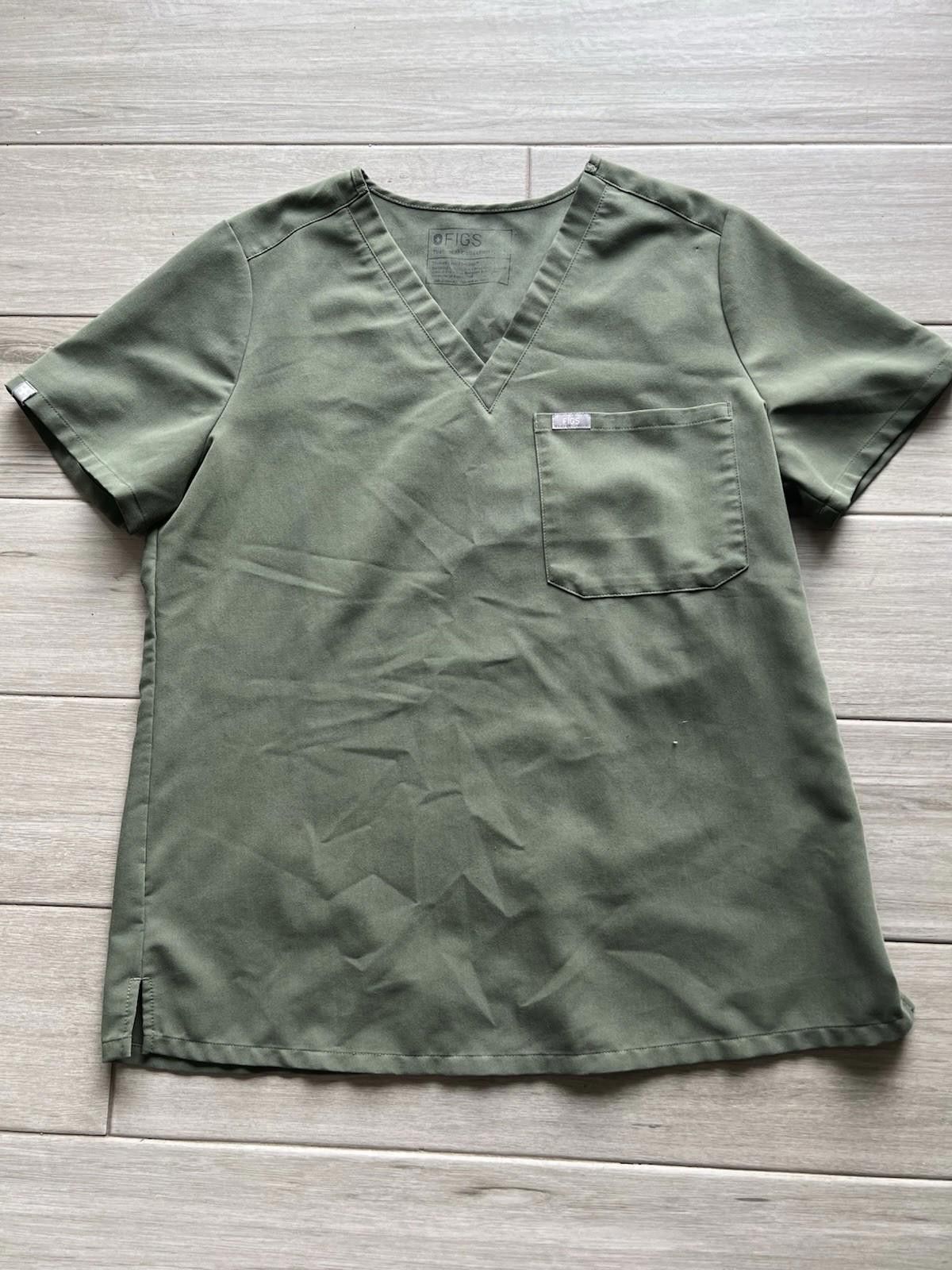 Designer FIGS Technical Collection sz M Scrub Top green Size ONE SIZE - 1 Thumbnail