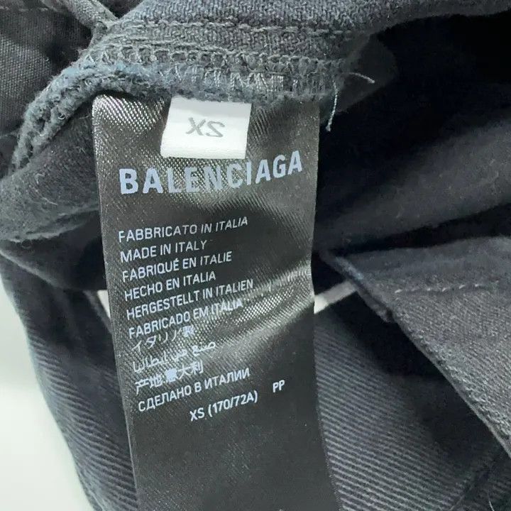 Balenciaga Balenciaga Outline Baggy Pants in Black 0079-2507 Size US 26 / EU 42 - 4 Thumbnail