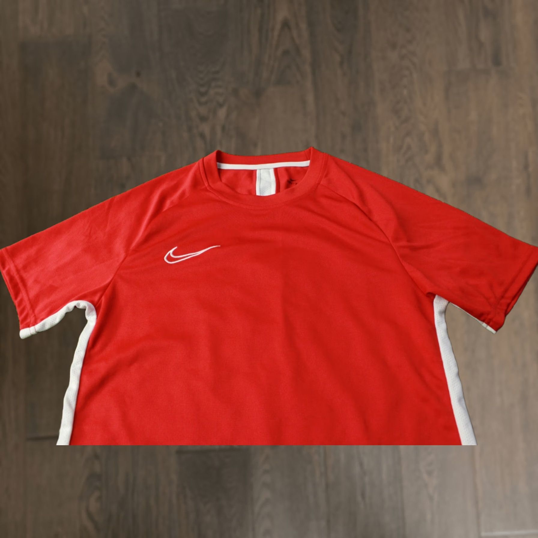 Nike Nike Academy Dri-Fit Original 2019 Mens Football Shirt Jersey Tee S Red White Size US S / EU 44-46 / 1 - 1 Thumbnail