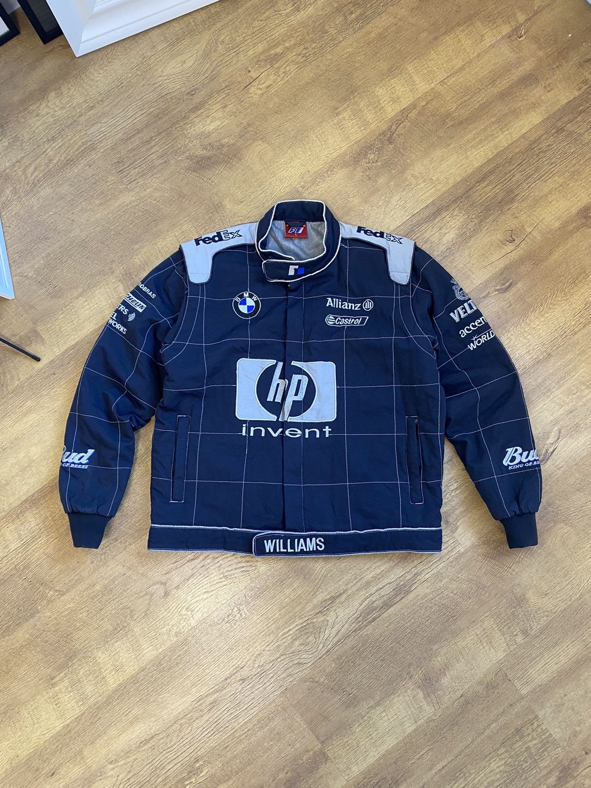 image of Bmw Vintage Hp Racing Jacket in Blue, Men's (Size Large)