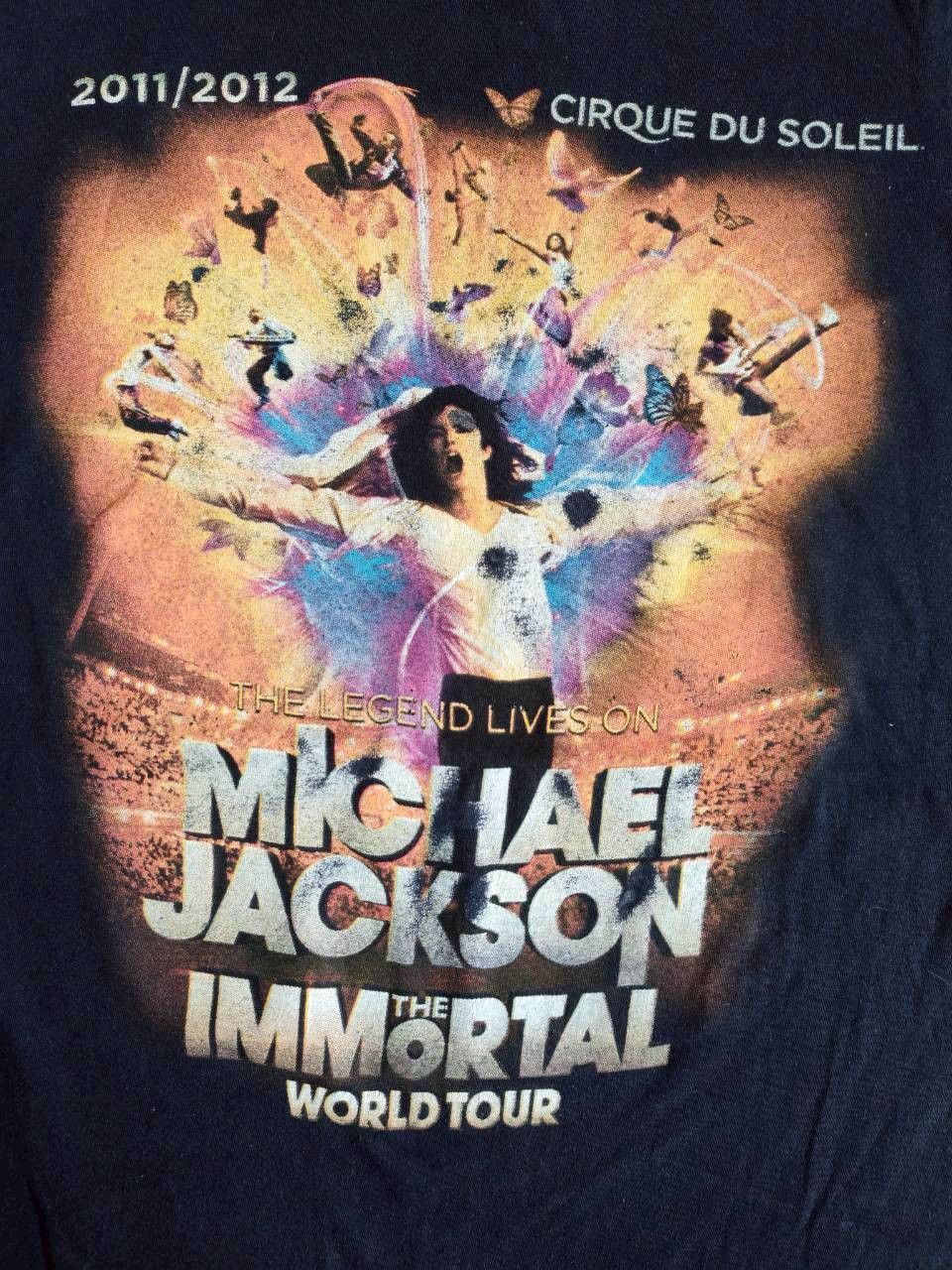 Anvil michael jackson world tour faded t shirt 17.5/26 Size US S / EU 44-46 / 1 - 3 Thumbnail