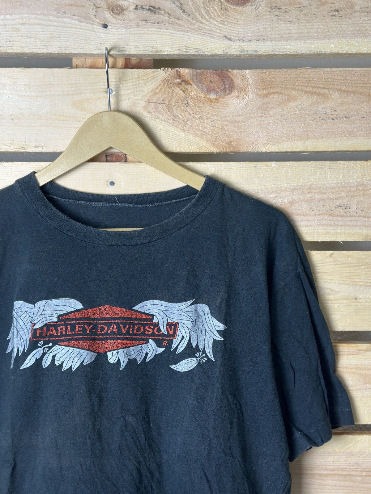 Harley Davidson × Vintage Vintage Single Sticth Harley Davidson Logo Shirt Size US S / EU 44-46 / 1 - 4 Thumbnail