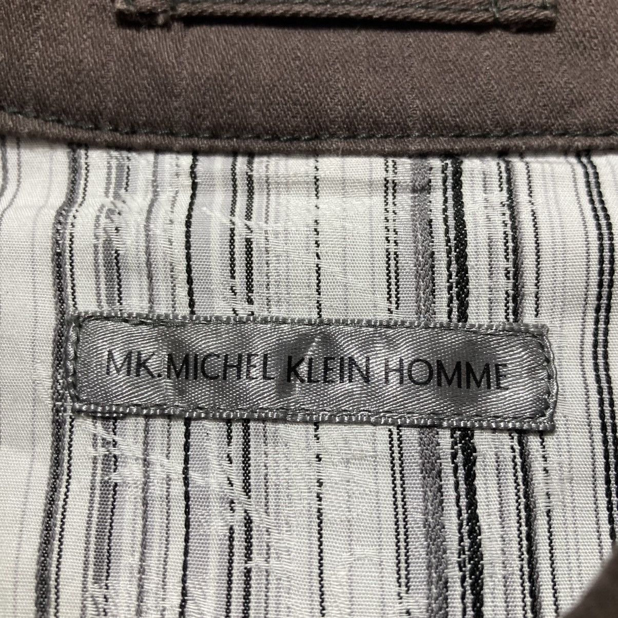 Michel Klein Vintage Michel Klein Homme Paris Coated Jacket Brown Luxury Size US L / EU 52-54 / 3 - 19 Thumbnail
