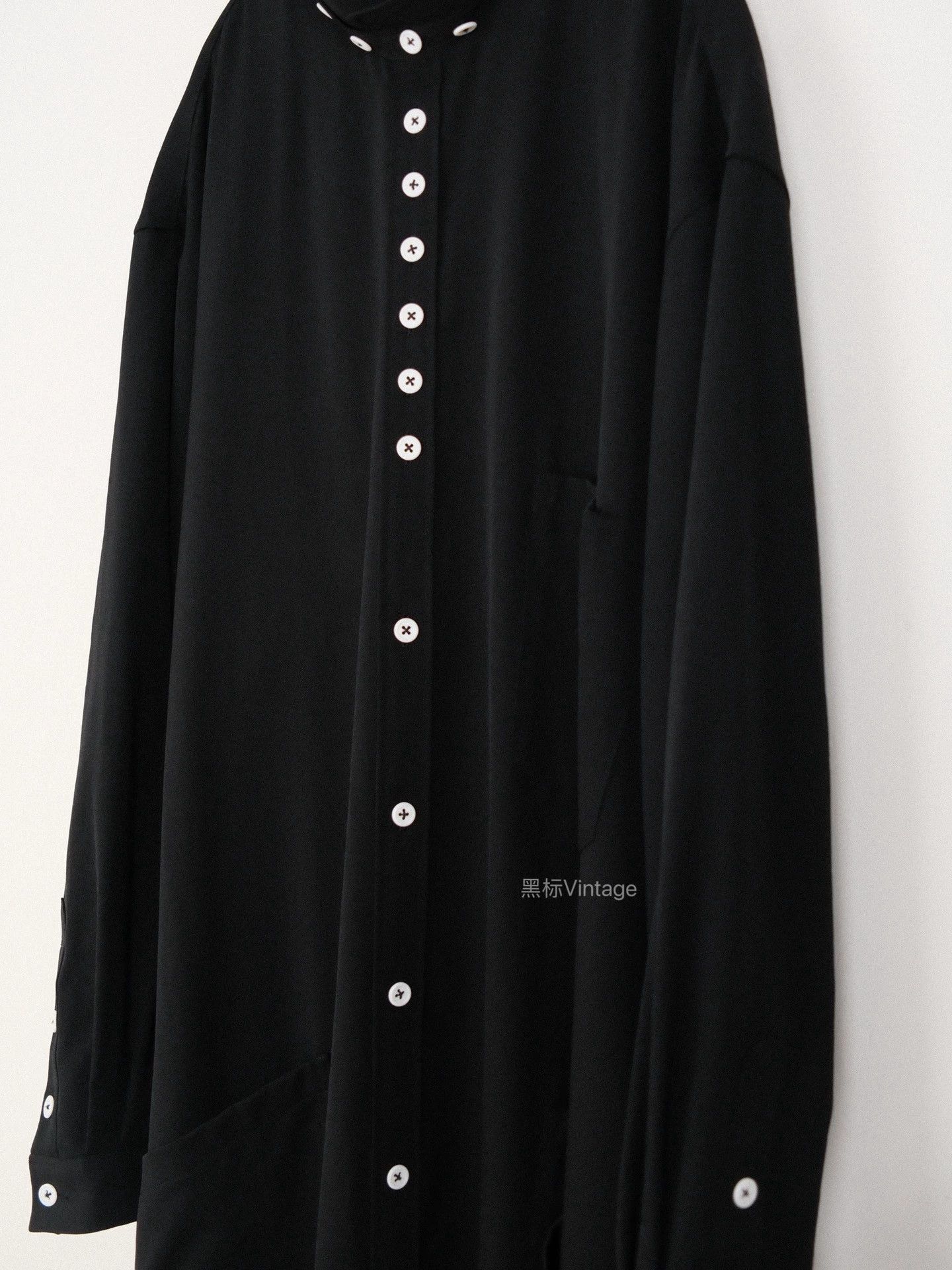 Yohji Yamamoto Yohji Yamamoto 19AW Vintage White Button Long Shirt Men's Size US S / EU 44-46 / 1 - 4 Thumbnail
