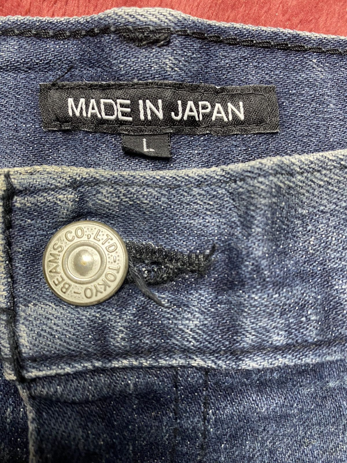 Beams Plus × Hysteric Glamour × Japanese Brand Vintage Beams Co Ltd Faded Distress Skinny Jeans Size US 32 / EU 48 - 10 Thumbnail