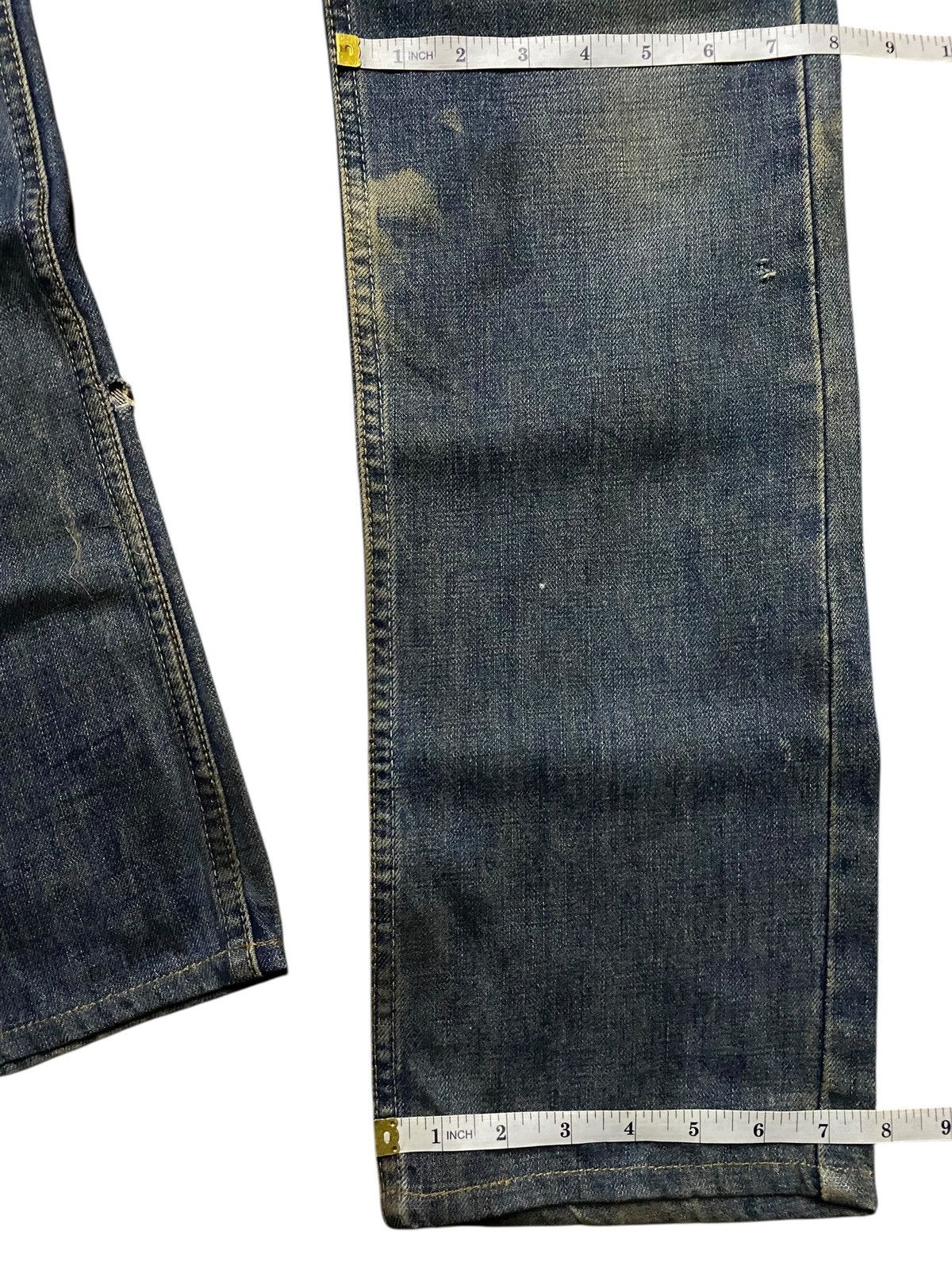 Levi's Vintage Levis 505 Mud Wash Distressed Loose Jeans Size US 30 / EU 46 - 16 Thumbnail
