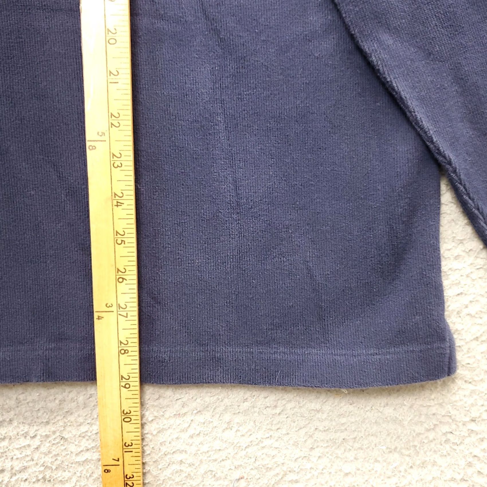 Polo Ralph Lauren Polo Ralph Lauren Sweater Mens 2XL Navy Knit Long Sleeve Quarter Zip Pony Logo Size US XXL / EU 58 / 5 - 5 Thumbnail