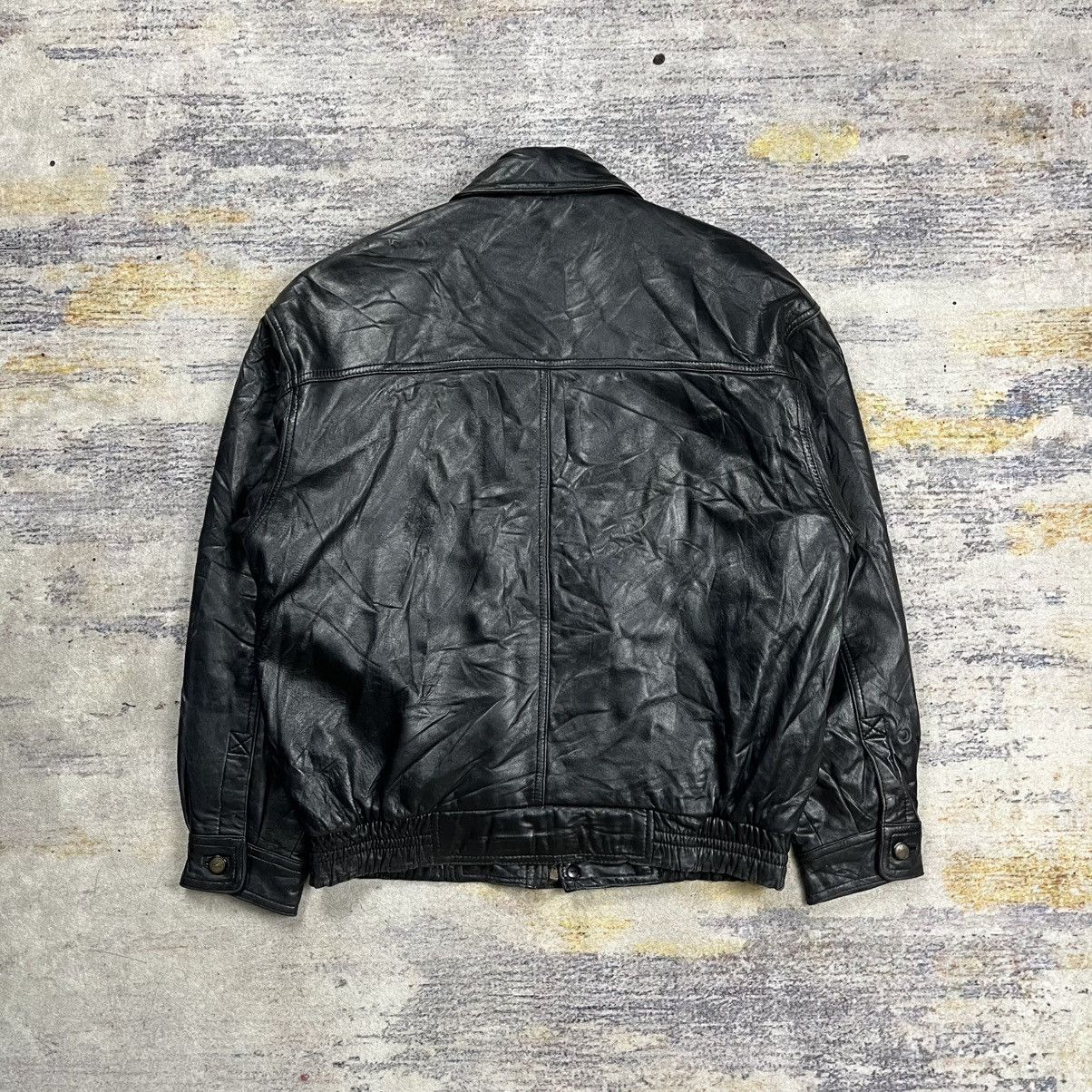 Yves Saint Laurent Vintage 90s Yves Saint Laurent pour homme Leather jacket Size US M / EU 48-50 / 2 - 4 Thumbnail