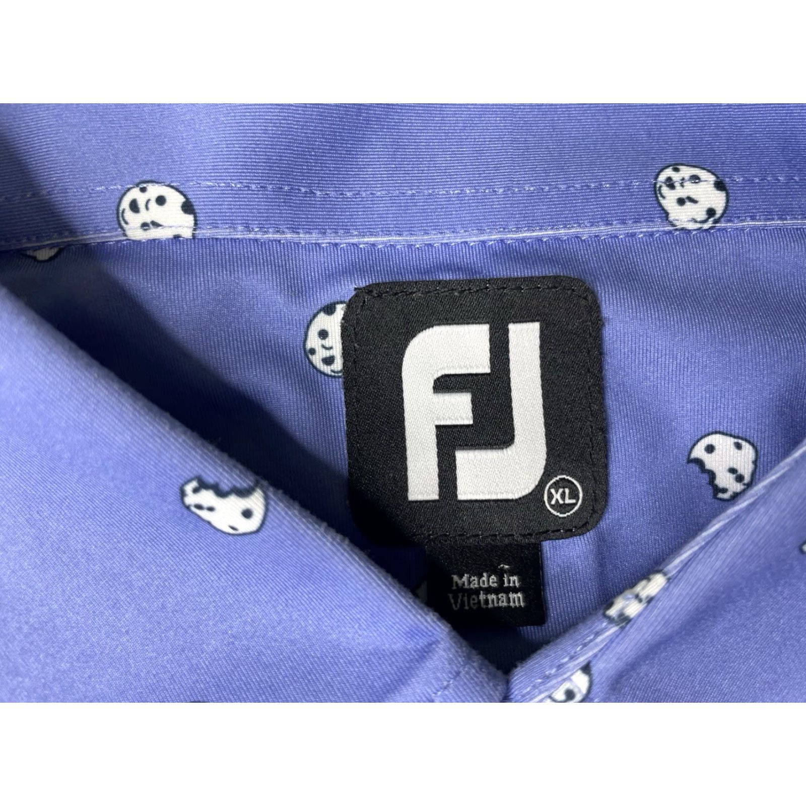 Footjoy Footjoy FJ Polo Golf Shirt Cookies Print AOP Tualatin CC Mens XL Performance Size US XL / EU 56 / 4 - 4 Thumbnail