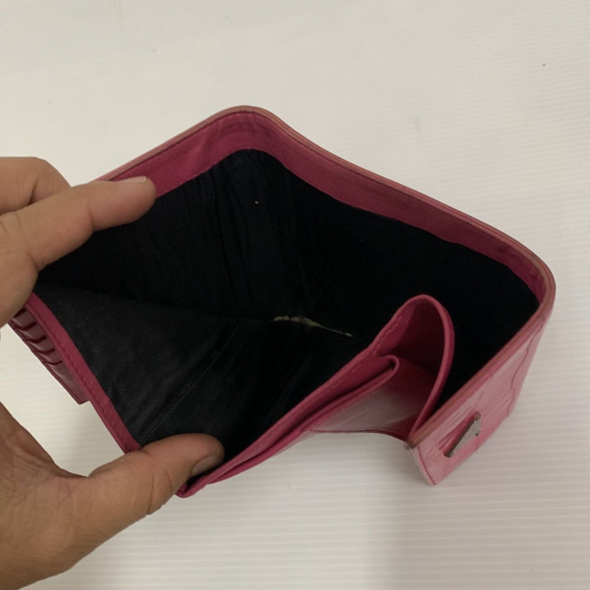 Prada Prada Leather Pink Wallet Size ONE SIZE - 10 Thumbnail