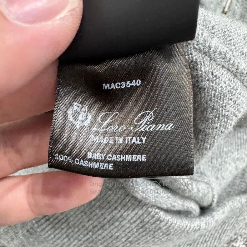 Loro Piana Loro Piana Gray Cashmere Hoodie. Size US L / EU 52-54 / 3 - 4 Thumbnail