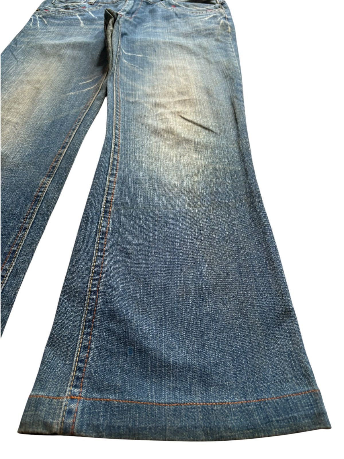 Japanese Brand Vintage Japanese Brand Mud Wash Bootcut Flare Jeans Size 30" / US 8 / IT 44 - 7 Thumbnail
