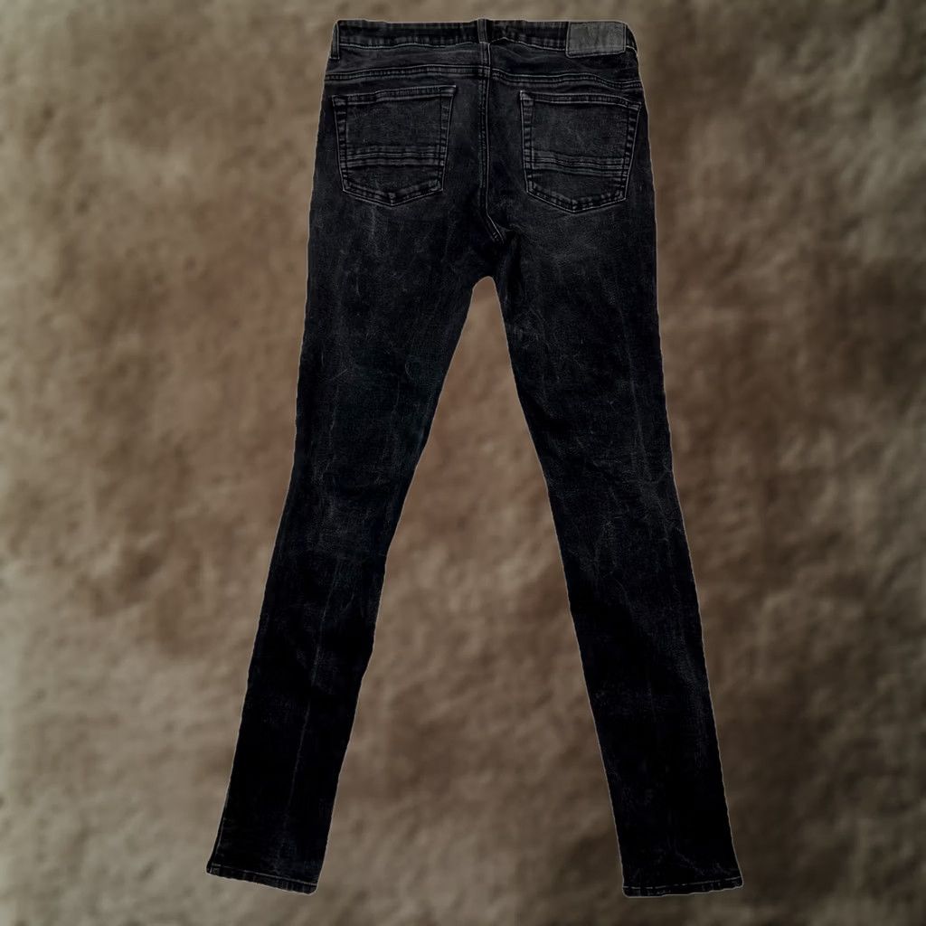 Pacsun Pacsun Stacked Skinny Jeans Mens 30x32 Black Denim Mid Rise Zip Jeans Regular Fit 5-Pocket Design Biker Grunge Hipster Vintage: No Mens Size US 30 / EU 46 - 1 Thumbnail