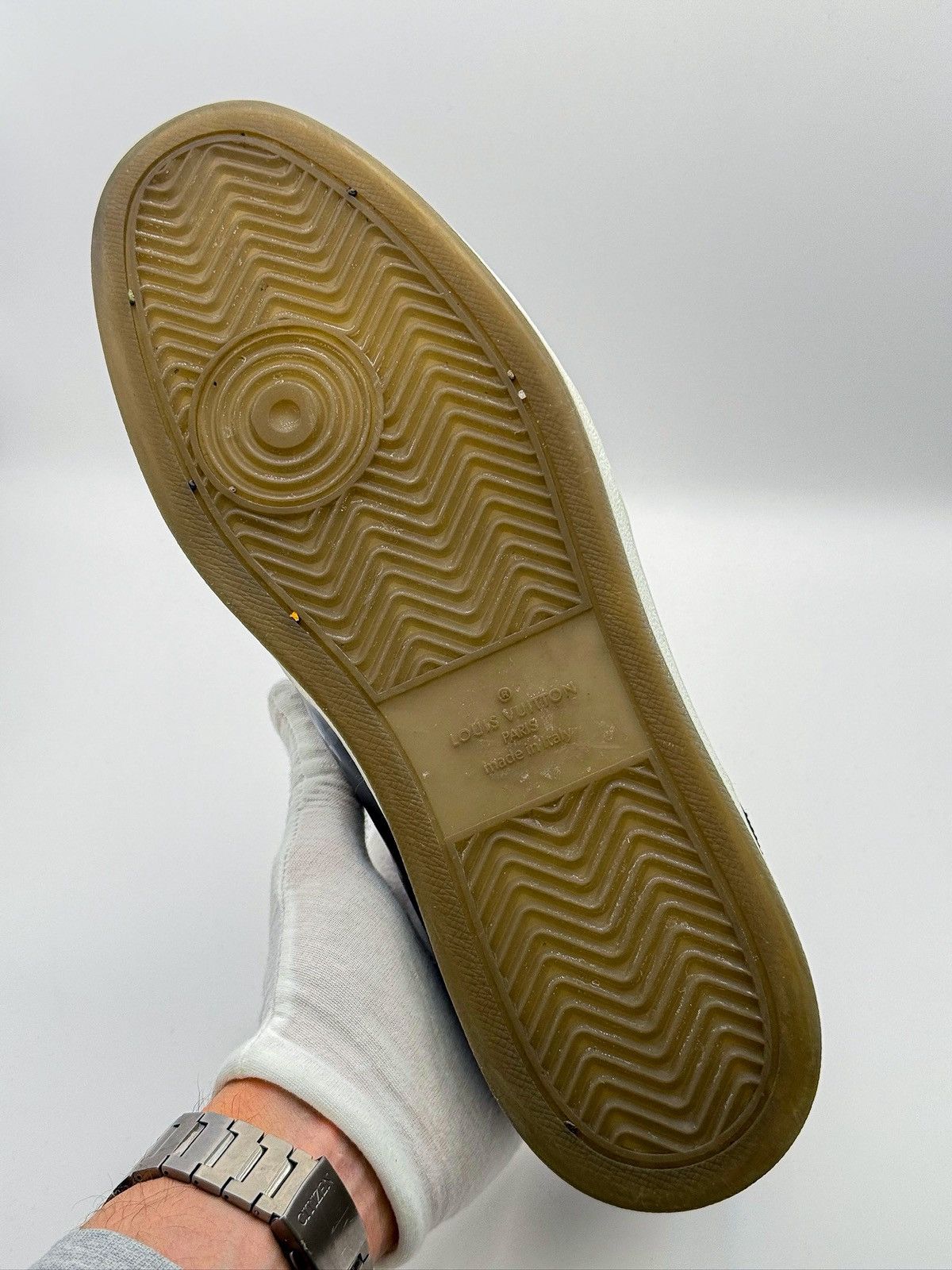 Louis Vuitton Louis Vuitton Rivoli Monogram Leather Sneakers Size US 11 / EU 44 - 16 Thumbnail