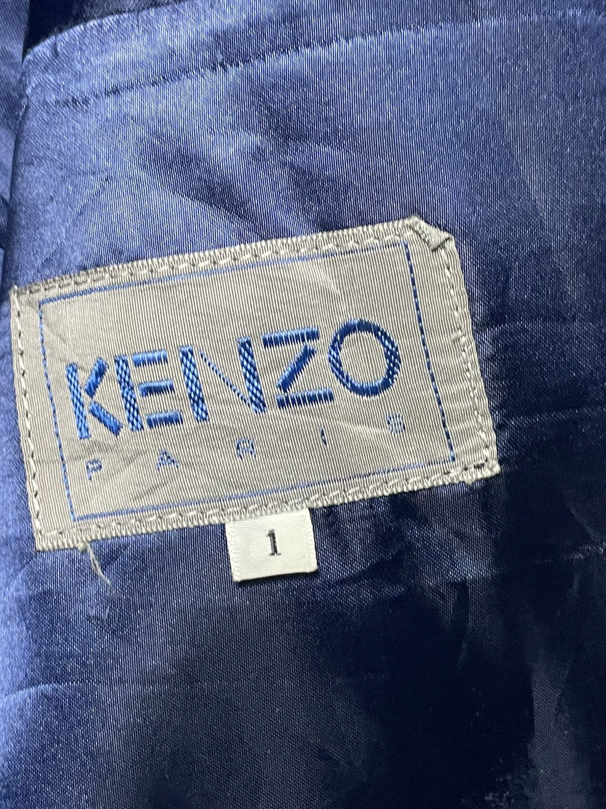 Designer × Kenzo × Vintage Kenzo Double Breasted Wool Blazer (44) Size US XS / EU 42 / 0 - 7 Thumbnail