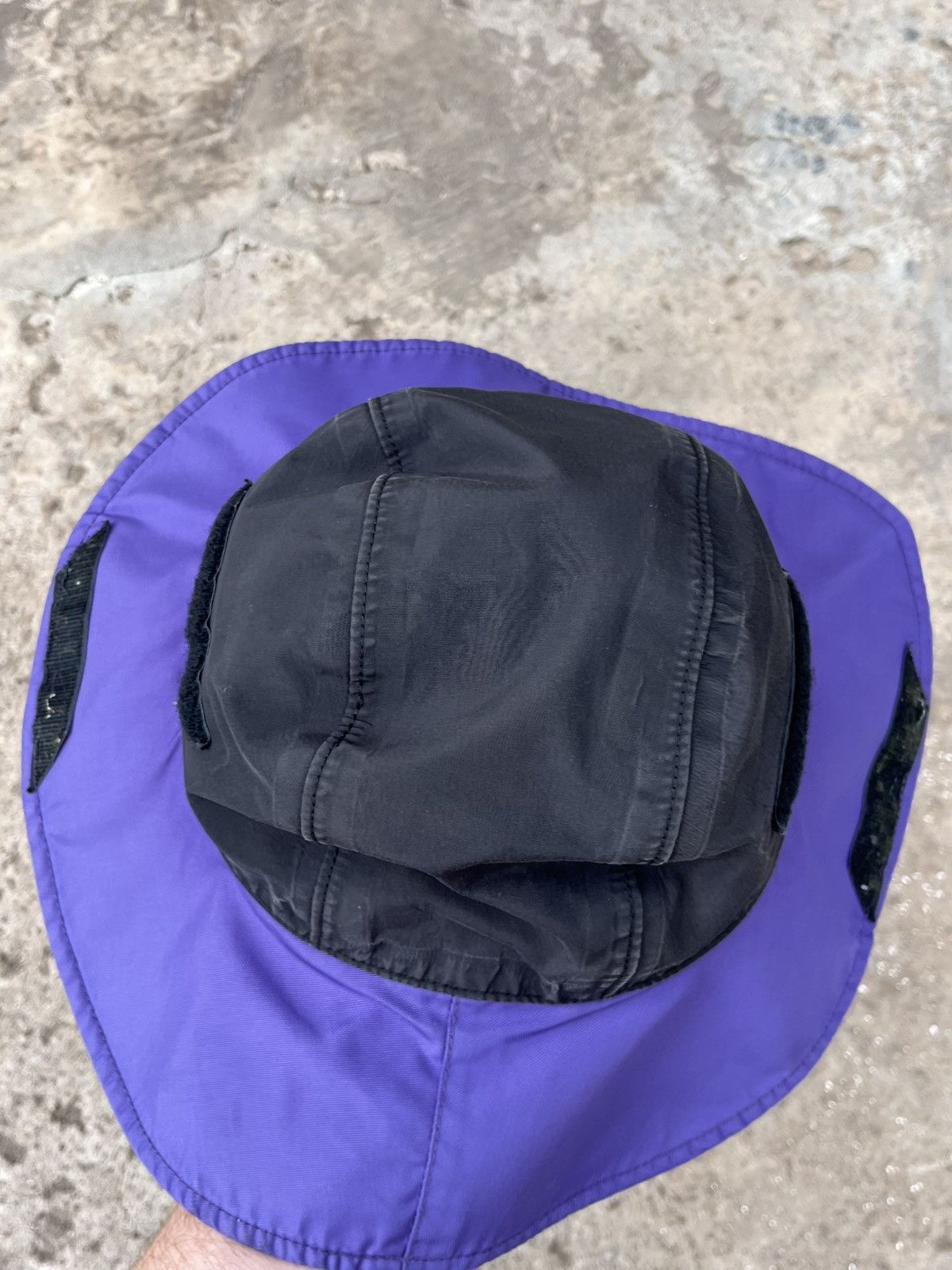 Outdoor Research Vintage Outdoor Research GoreTex Bucket Hat Purple Black Y2K Size ONE SIZE - 7 Thumbnail