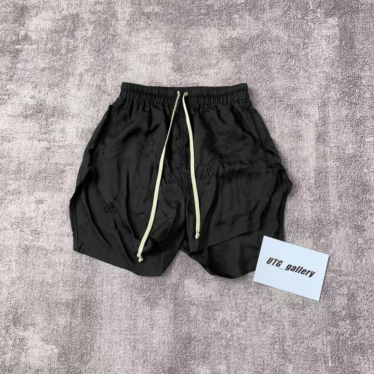 Rick Owens Rare Runway Rick Owens cargo boxer Shorts Black