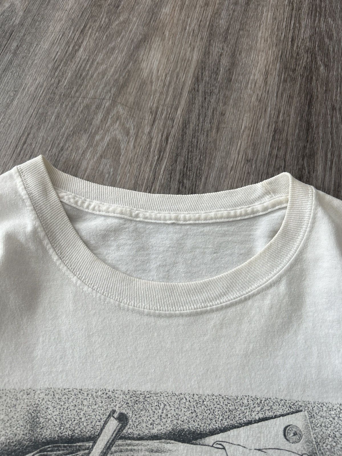 Vintage Vintage M.C. Eshcher Drawing Hands longsleeve t shirt white Size US XL / EU 56 / 4 - 4 Thumbnail