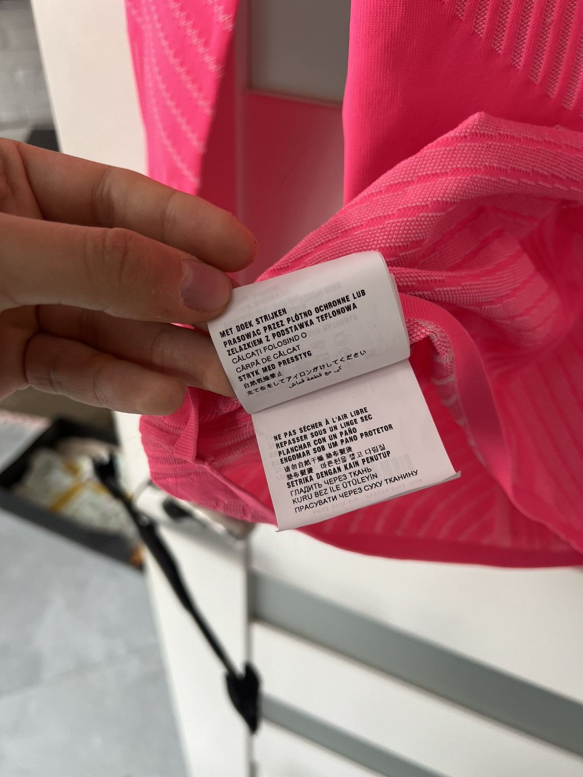 Prada Pink Prada Techno Technical Knit Zip Up Size L / US 10 / IT 46 - 11 Thumbnail