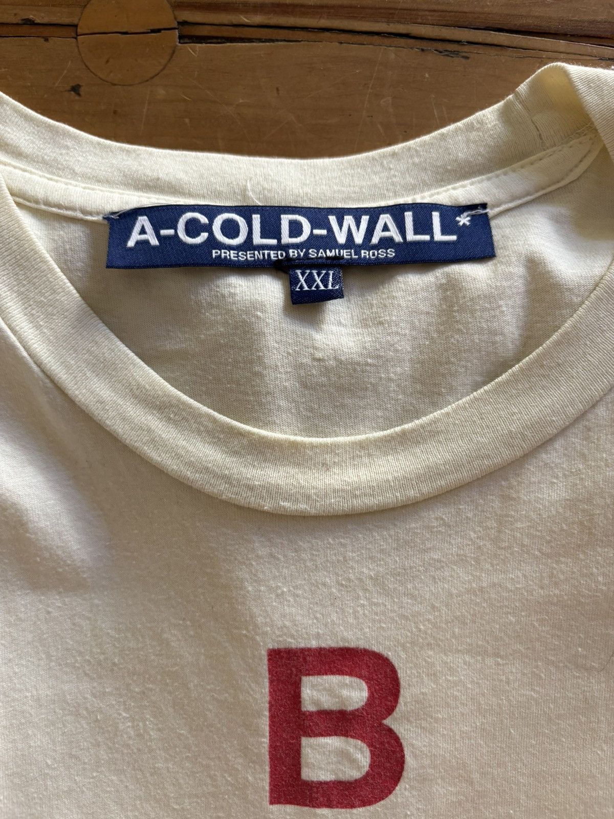 A-COLD-WALL* Oversized ACW B tee Size US XXL / EU 58 / 5 - 2 Thumbnail
