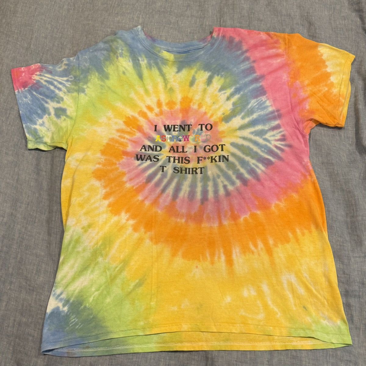Travis Scott Travis Scott I Went To Astroworld Lollapalooza 2018 Shirt L Size US L / EU 52-54 / 3 - 1 Thumbnail
