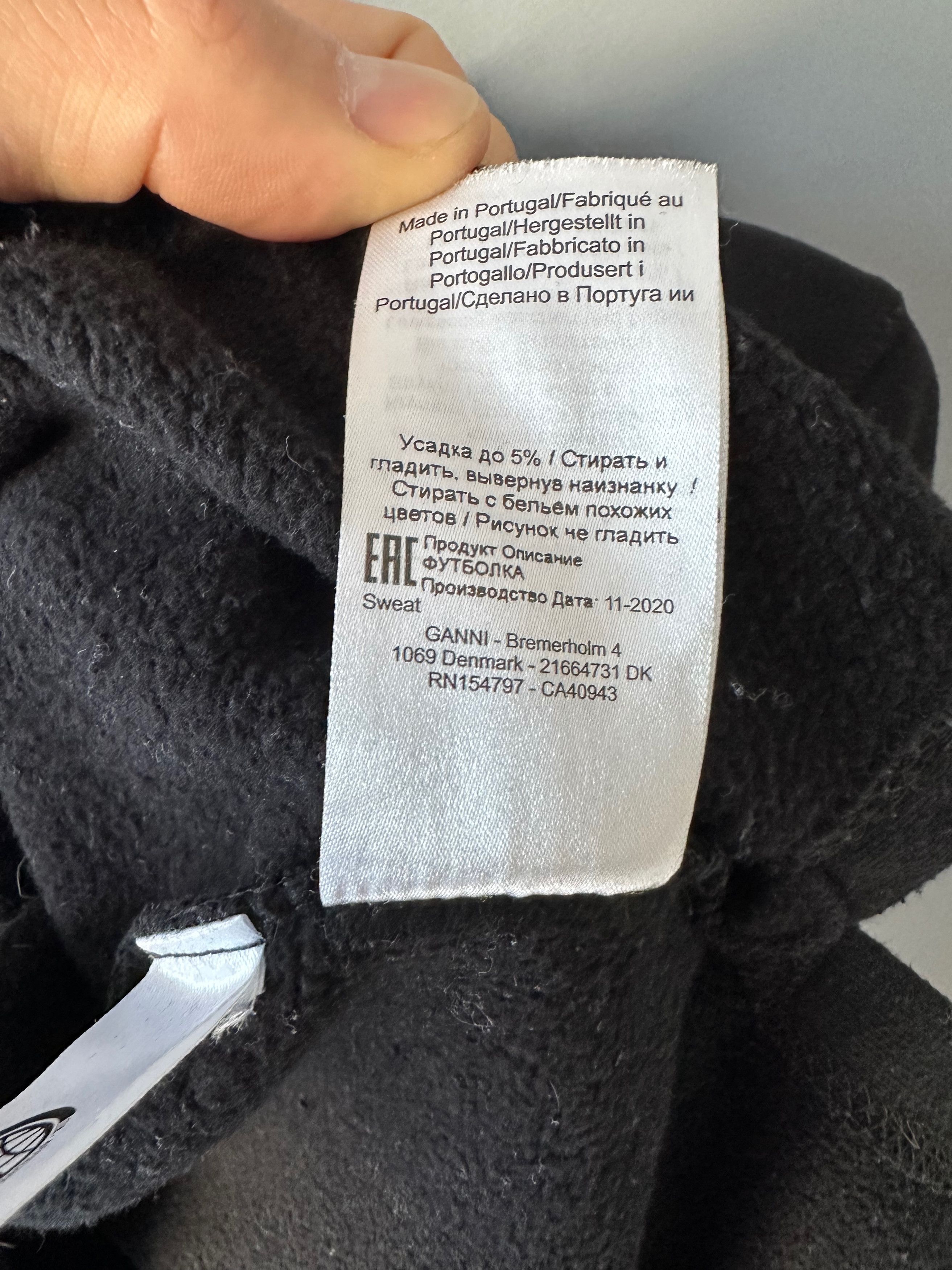 Ganni Ganni Software Black Sweatshirt Black Logo Balloon Sleeve Size M / US 6-8 / IT 42-44 - 12 Thumbnail