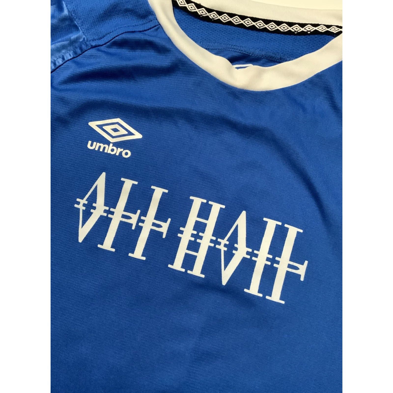 Umbro Umbro The Shoe Surgeon All Hail Skull Checkered Blue Soccer Football Jersey XL Mens Size US XL / EU 56 / 4 - 7 Thumbnail