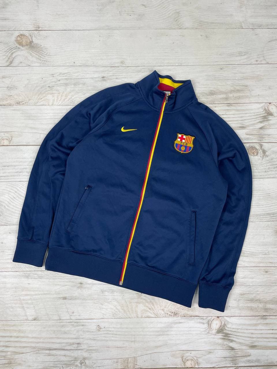 Nike Nike FC Barcelona 2013 2014 Training Track Top Soccer Jacket Size US M / EU 48-50 / 2 - 1 Thumbnail