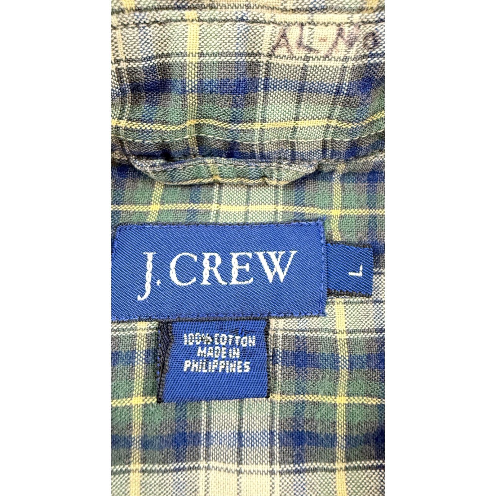 J.Crew J.Crew Shirt Mens L Blue Plaid Button-Down Long Sleeve Casual Size US L / EU 52-54 / 3 - 6 Thumbnail