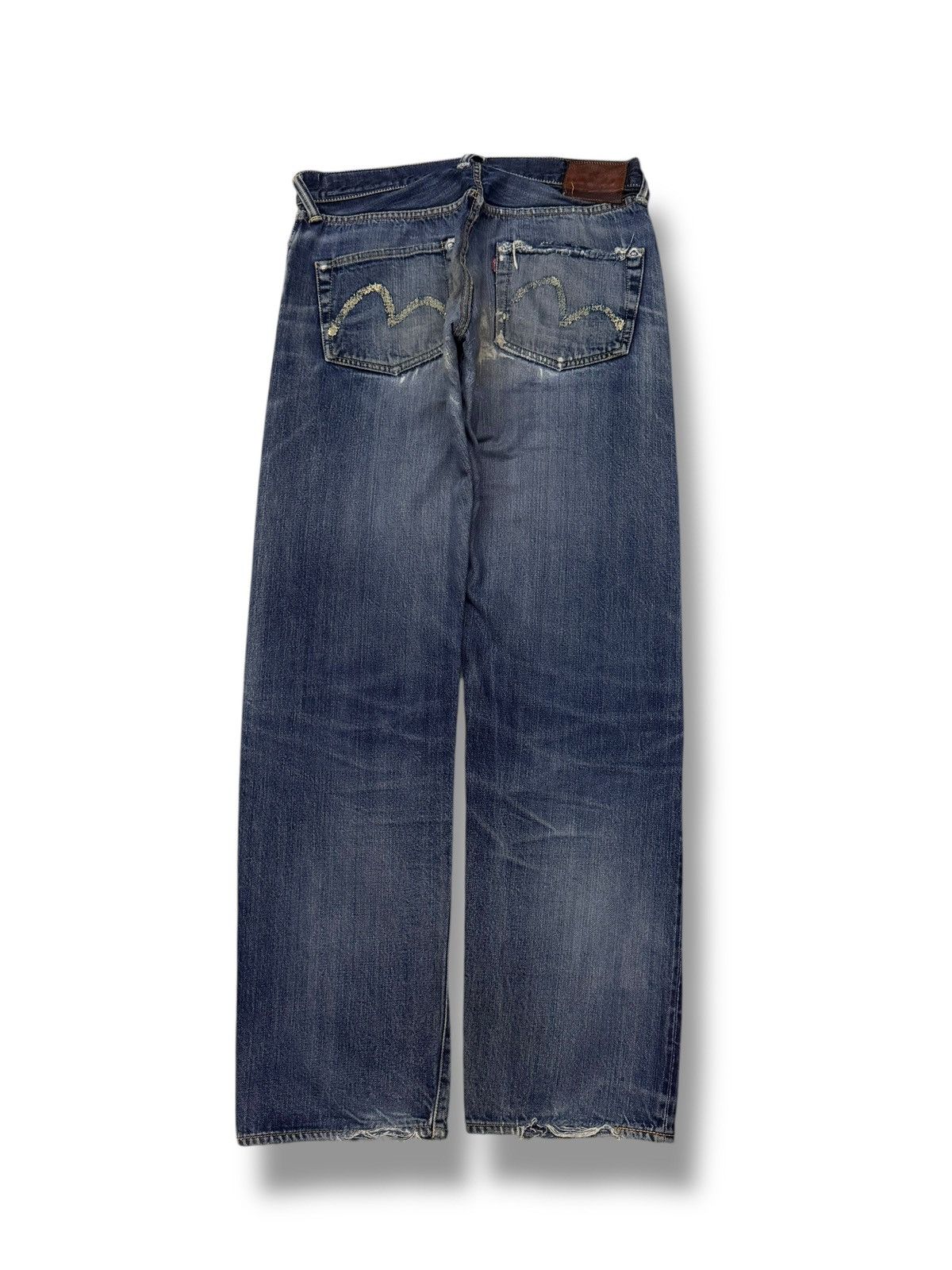 Evisu Vintage 00s Evisu No.2 Lot 2001 Selvedge Japan Denim Jeans Size US 32 / EU 48 - 3 Thumbnail