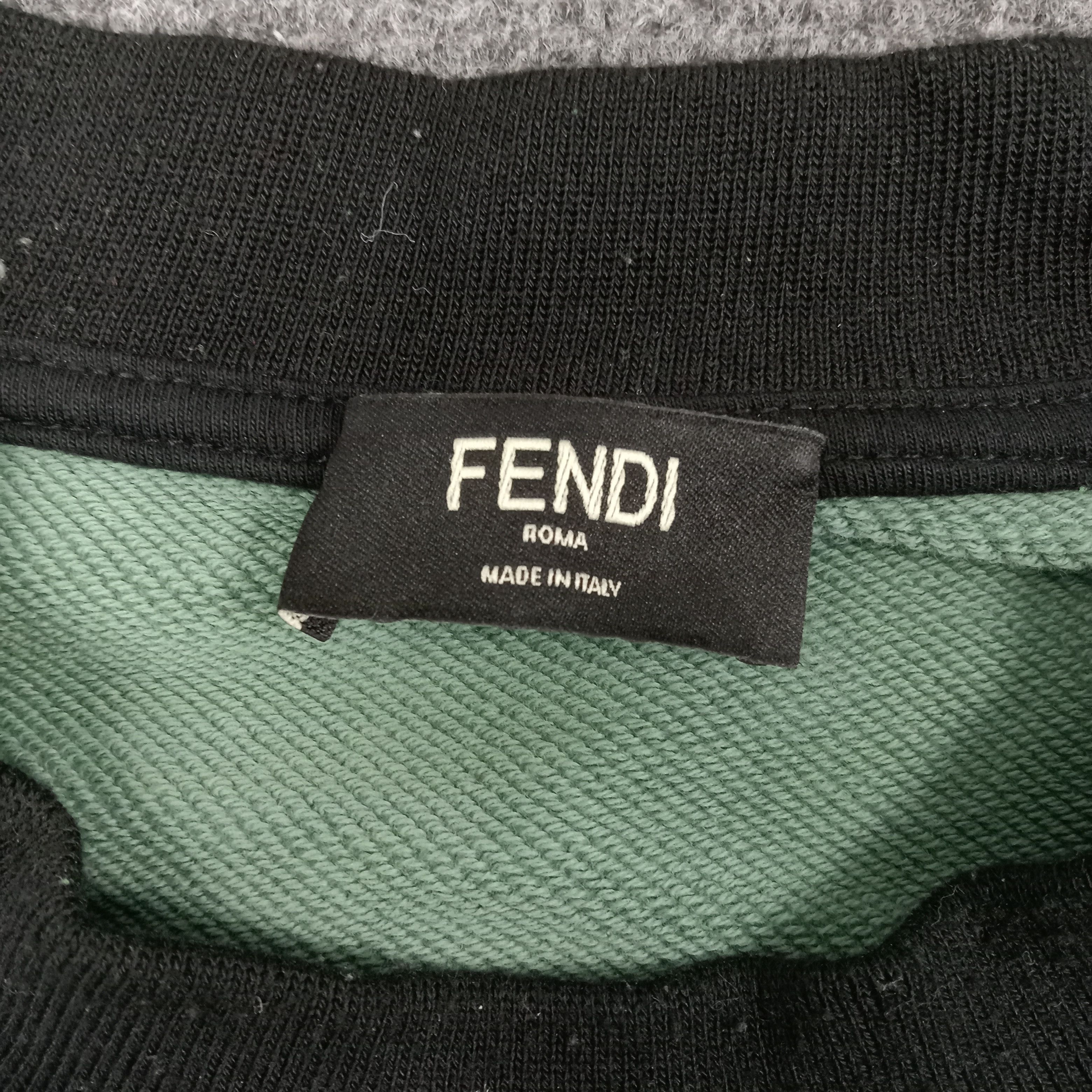 Other Fendi Designer Brand Big Design Sweatshirt C234N5 Size US L / EU 52-54 / 3 - 3 Thumbnail