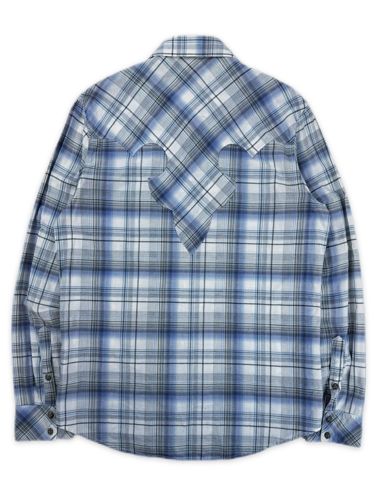 Chrome Hearts Chrome Hearts Fleur de Lis Patch Dagger Silver Flannel Shirt Size US L / EU 52-54 / 3 - 4 Thumbnail