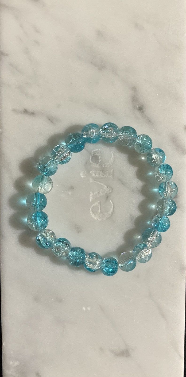 Other Blue crackle glass beaded bracelet Size ONE SIZE - 1 Preview